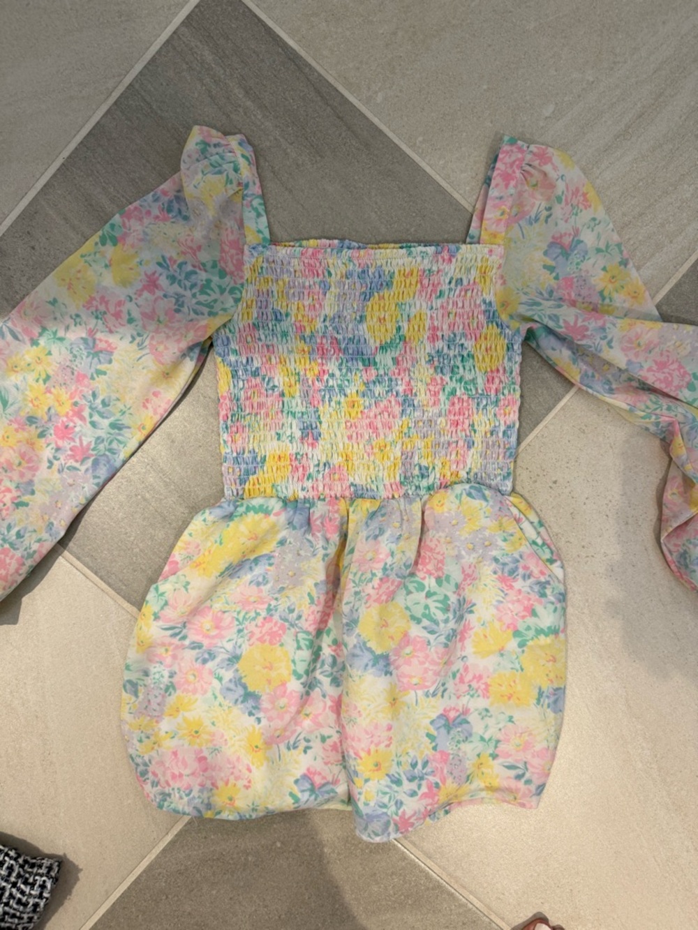 Janie & Jack floral romper